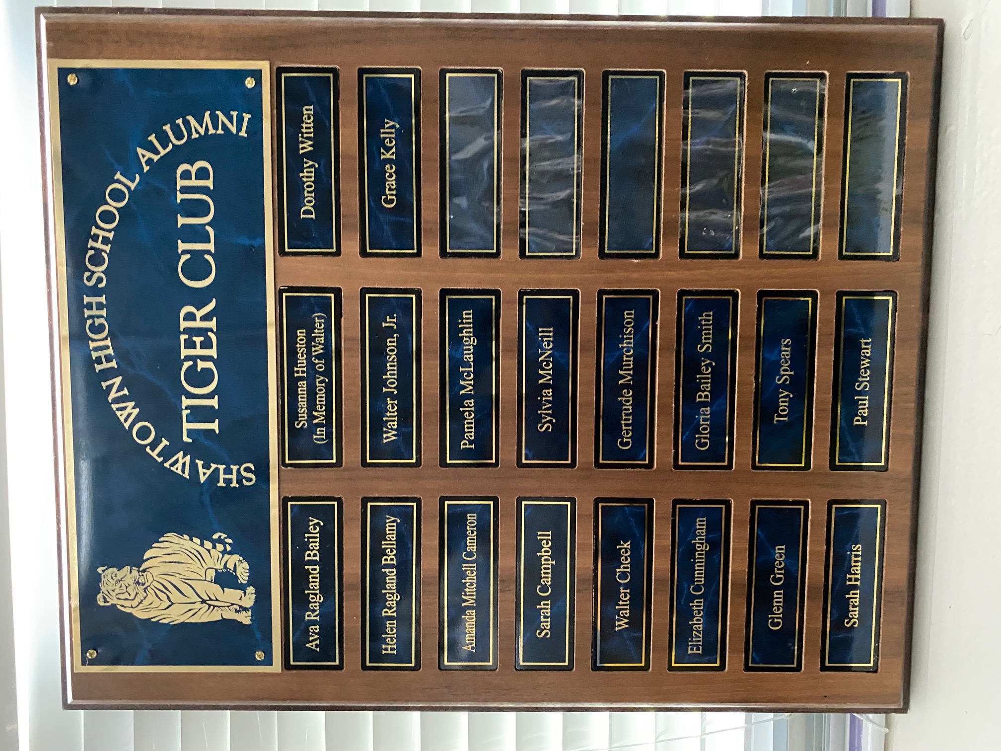 Shawtown High School Alumni Tiger Club